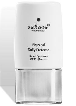 Kem chống nắng Sakura Physical Daily Defense SPF 50+ PA++++ 30g